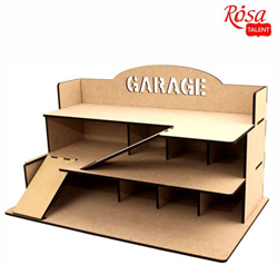Rosa Rosa Garage Doe-Het-Zelf Set Drie Verdiepingen 35,5x57x33 cm