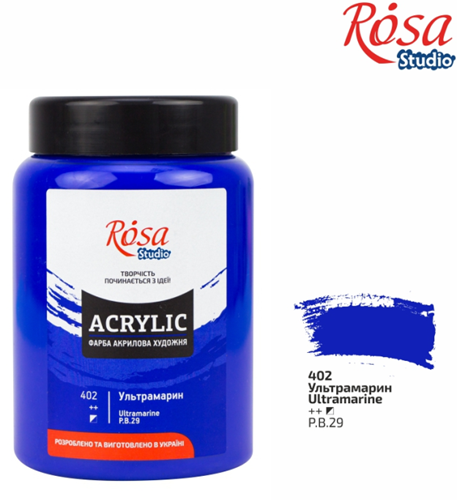 Rosa Studio Rosa Studio Acrylverf 400 ml 402 Ultramarine