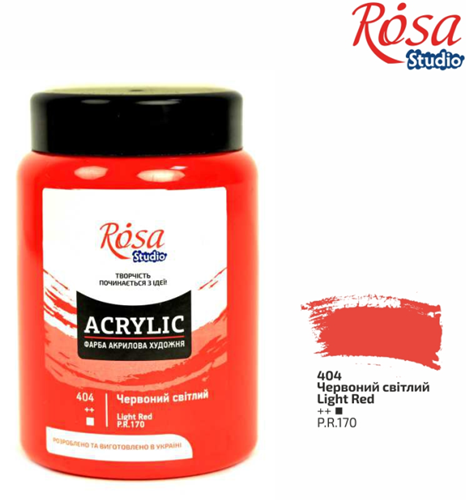 Rosa Studio Rosa Studio Acrylverf 400 ml 404 Light Red