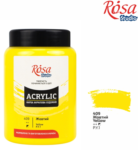 Rosa Studio Rosa Studio Acrylverf 400 ml 409 Yellow