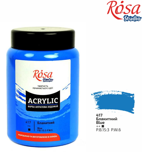 Rosa Studio Rosa Studio Acrylverf 400 ml 417 Blue