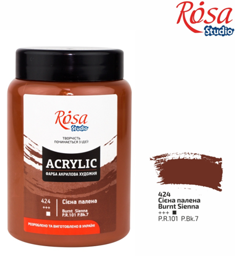 Rosa Studio Rosa Studio Acrylverf 400 ml 424 Burnt Siena