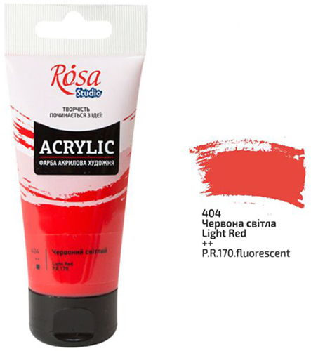 Rosa Studio Rosa Studio Acrylverf 75 ml 404 Light Red