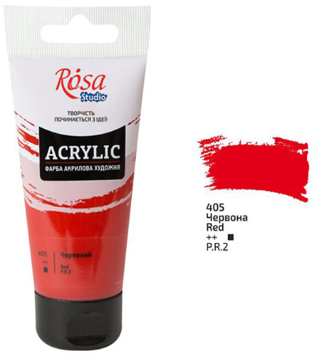 Rosa Studio Rosa Studio Acrylverf 75 ml 405 Red