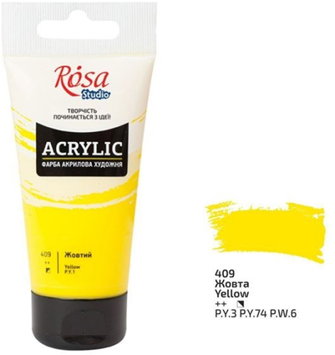 Rosa Studio Rosa Studio Acrylverf 75 ml 409 Yellow