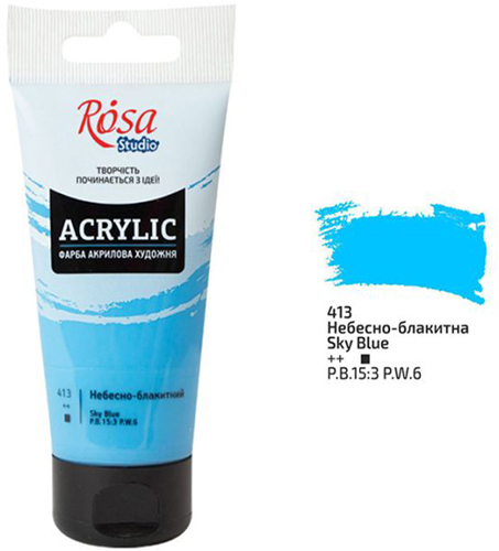 Rosa Studio Rosa Studio Acrylverf 75 ml 413 Sky Blue
