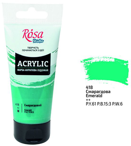Rosa Studio Rosa Studio Acrylverf 75 ml 418 Emerald