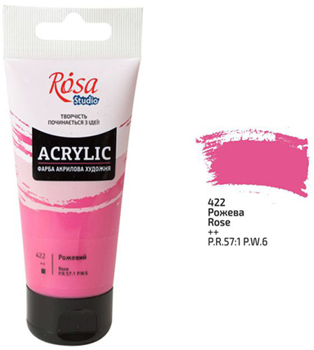 Rosa Studio Rosa Studio Acrylverf 75 ml 422 Rose