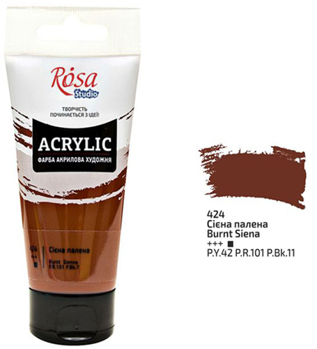 Rosa Studio Rosa Studio Acrylverf 75 ml 424 Burnt Sienna