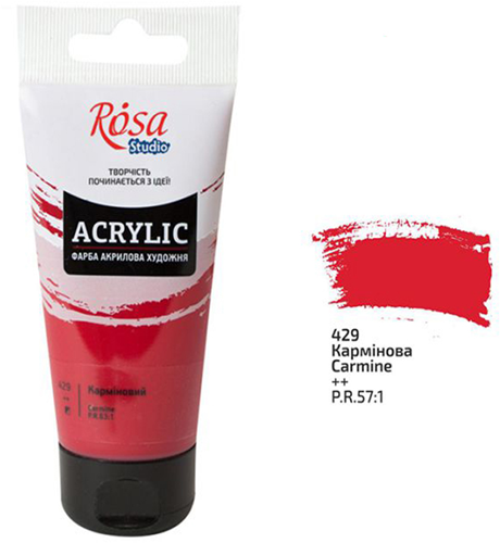 Rosa Studio Rosa Studio Acrylverf 75 ml 429 Carmine