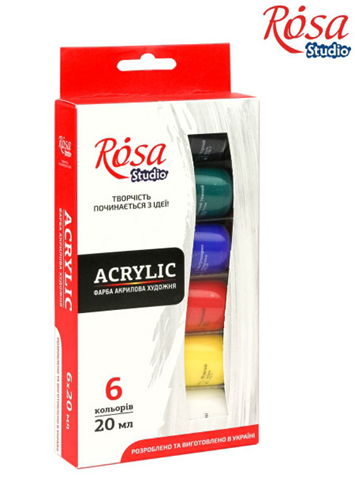 Rosa Studio Rosa Studio Acrylverf Set 6x20ml