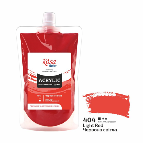Rosa Studio Rosa Studio Acrylverf Soft Pack 200 ml 404 Red Light
