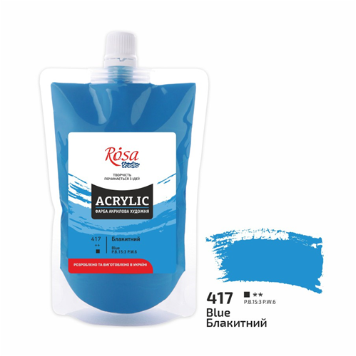 Rosa Studio Rosa Studio Acrylverf Soft Pack 200 ml 417 Blue