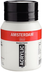 Royal Talens acrylverf 104 zinkwit 500 ml - Amsterdam Standard