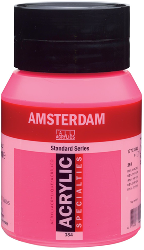 Royal Talens Royal Talens Amsterdam Acrylverf 384 Reflex Roze 500 ml