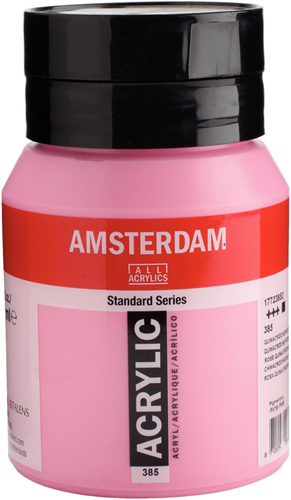 Royal Talens Royal Talens Amsterdam Acrylverf 385 Quinacridoneroze 500 ml