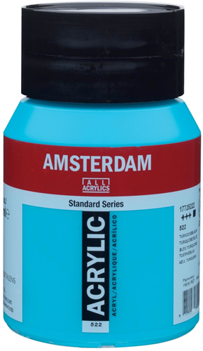 Royal Talens Royal Talens Amsterdam Acrylverf 522 Turkooisblauw 500 ml