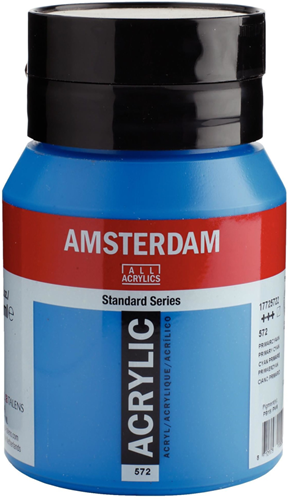 Royal Talens Royal Talens Amsterdam Acrylverf 572 Primair Cyaan 500 ml