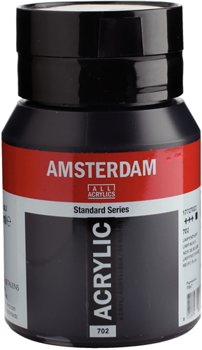 Royal Talens Royal Talens Amsterdam Acrylverf 702 Lampenzwart 500 ml