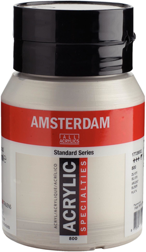 Royal Talens Royal Talens Acrylverf 800 Zilver 500 ml