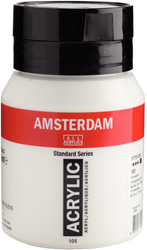 Royal Talens acrylverf 105 titaanwit 500 ml Amsterdam pot