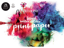 Bruynzeel aquarelpapier Ecoline A4 150g 75 vellen printpapier