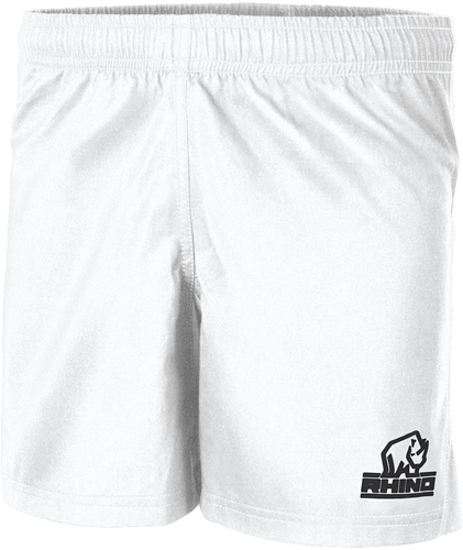 Rhino sportshort Auckland wit - rugbyshorts voor volwassenen maat S