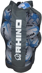 Rhino rugby ballentas charcoal - stevige opbergtas voor rugbyballen