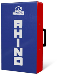 Rhino Rugby slagschild mini 50x30x10cm blauw rood trainingsmateriaal