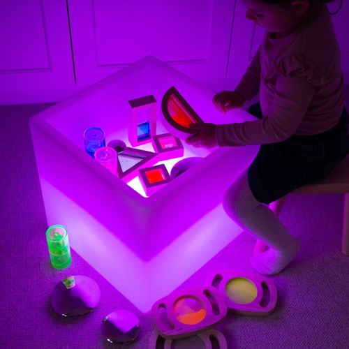 TickiT sensorische speelkubus LED licht waterbestendig educatief-3