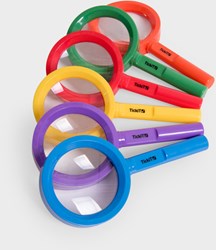 TickiT regenboog vergrootglas speelgoed set - 6 stuks - educatief