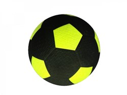 Angel Sports straatvoetbal rubber maat 5 geel voetbal