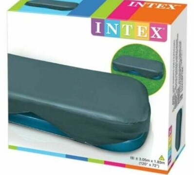 Intex zwembad afdekzeil rechthoekig 305 x 183 cm PVC blauw