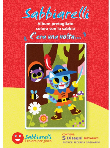 Sabbiarelli Sabbiarelli  Zandschilderen Album Sprookjes 15x20 cm 5 stuks