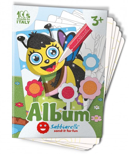 Sabbiarelli Sabbiarelli Zandschilderen Album Tuindieren 15x20 cm