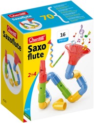 Quercetti bouwset Saxoflute - kleurrijk muziekspeelgoed voor kinderen