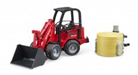 Bruder compactlader speelgoed - Schaffer met balengrijper-2