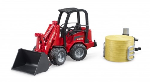 Bruder compactlader speelgoed - Schaffer met balengrijper-2