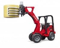 Bruder compactlader speelgoed - Schaffer met balengrijper-3