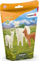 Schleich Safari - Alpaca familie speelfigurenset kinderspeelgoed 42544