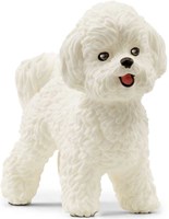 Schleich Farm World Bichon Frise Hond Speelfiguur - Boerderij Dier