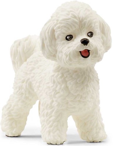 Schleich Farm World Bichon Frise Hond Speelfiguur - Boerderij Dier