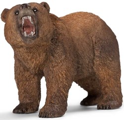 Schleich Safari - Grizzlybeer speelfiguur voor kinderen 14685