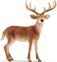 Schleich Wild Life witstaarthert speelfiguur voor kinderen 14818