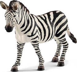 Schleich Safari - Zebra merrie speelfiguur voor kinderen 14810