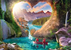 Schmidt legpuzzel A View with Heart - 1000 stukjes puzzel volwassenen