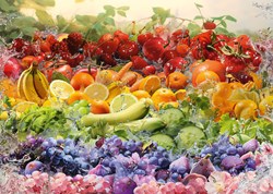 Schmidt legpuzzel Fruit Cocktail - 1000 stukjes puzzel volwassenen