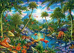 Schmidt legpuzzel eilandparadijs 1000 stukjes premium kwaliteit puzzel