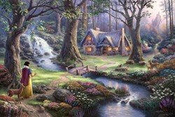Schmidt Disney puzzel Sneeuwwitje 1000 stukjes Thomas Kinkade