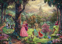 Schmidt Disney puzzel Doornroosje 1000 stukjes - Thomas Kinkade